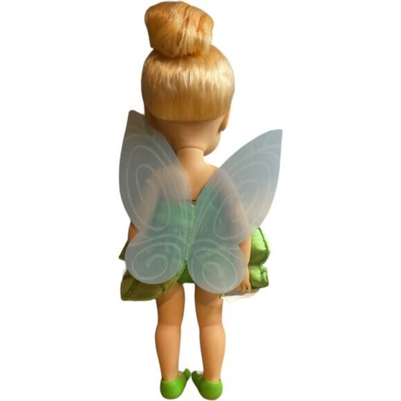 Disney Animators Collection Tinker Bell Doll 15" With Green Fairy Dress & Wings - Picture 6 of 8